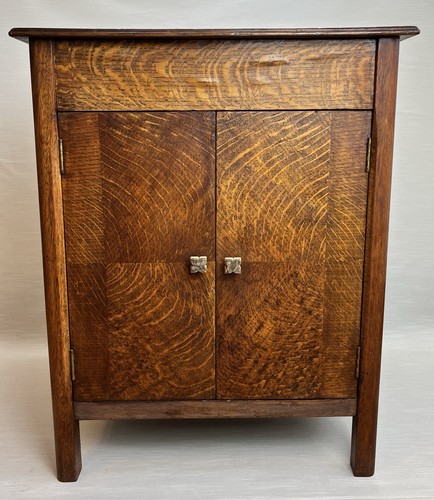 Vintage oak bedside cabinet - vintage,