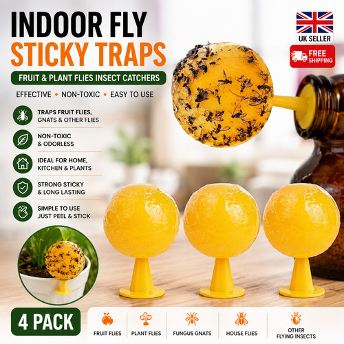 Pack indoor fly sticky - pack,