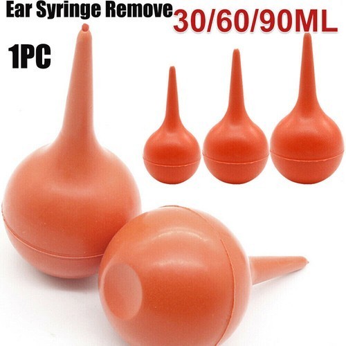 Rubber ear washing syringe - washing,