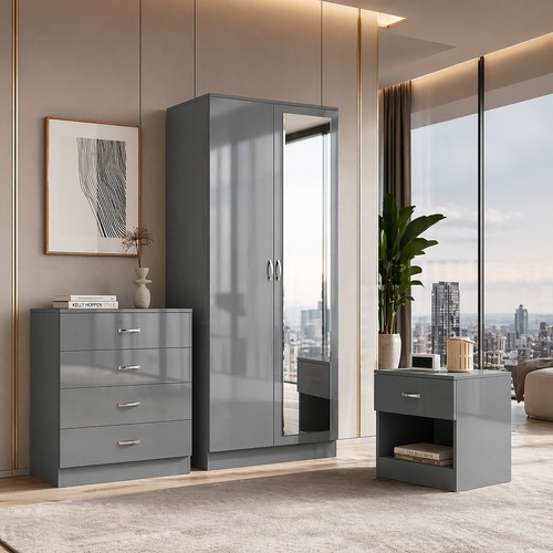 Stunning grey bedroom - grey,