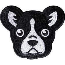 Boston Terrier Patch Iron /