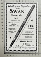 Swan Fountain Pen - Mabie Todd