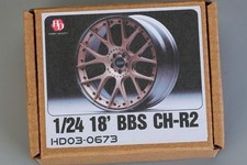 Hobby Design BBS CH R2 18 Inch Wheel Set Resin Metal Decals 1244 Used