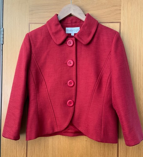 Phase eight red short bolero - red,