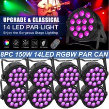 140W 14LED Par Can Light RGBW DMX Stage Light DJ Disco Party Stage Lighting
