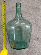 Vintage Viresa Green Glass Carboy Bottle