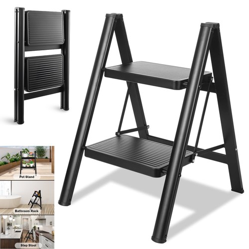 Portable step ladder folding - ladder,