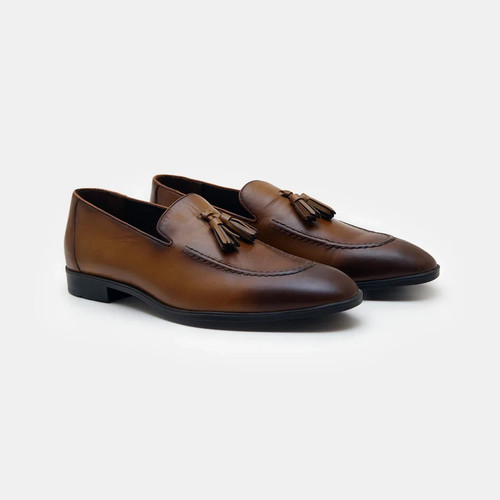 Handmade brown genuine leather - handmade,