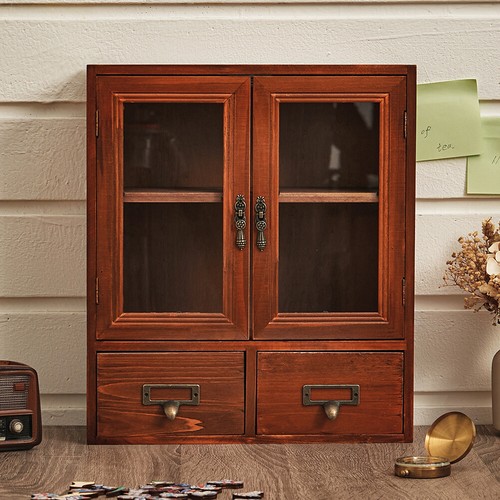 Small wooden chest drawers - chest,