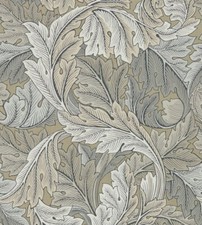 William Morris & Co Acanthus Wallpaper 216441 Colour Manilla/Stone