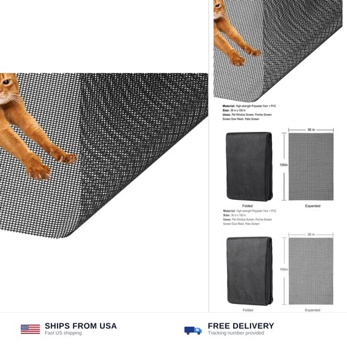 100 pet window screen - x,
