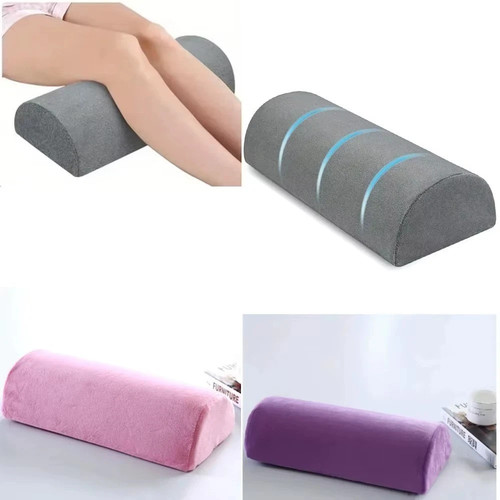 Half moon pillow bolster - half,