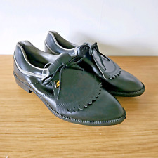 Stylo Men's Golf Shoes Black Made in England UK Size 8.5