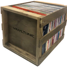 Record Storage Box 12" Teak