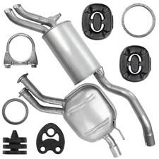 Muffler set exhaust for Mercedes 280 300 320 W124 C124 T124 2.8 3.0 3.2