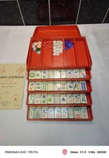 Antique Mahjong Set Chad Valley Co Ltd 1923 144 Tiles