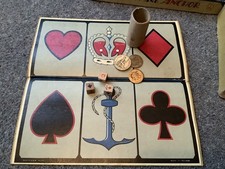 Vintage Crown And Anchor Board Game British Made 