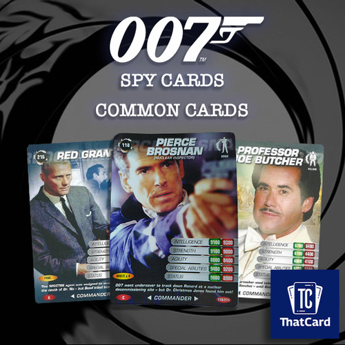 James bond 007 spy - cards,