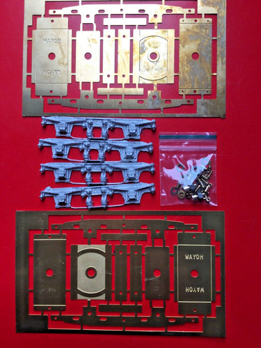 Gauge wayoh coach bogie kit - o,