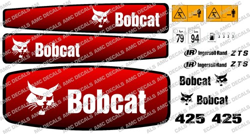 Bobcat 425 mini digger - digger, decal