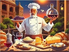 Tile mural buon appetito cafe - tile,