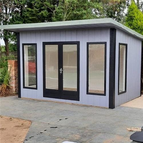 12x8 insulated garden studio - 12x8,