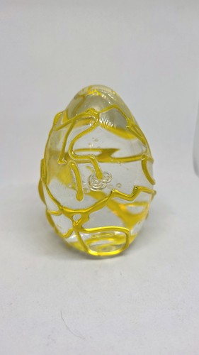 Vintage clear art glass