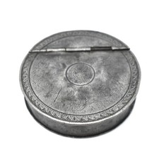 Antique Georgian Pewter Snuff