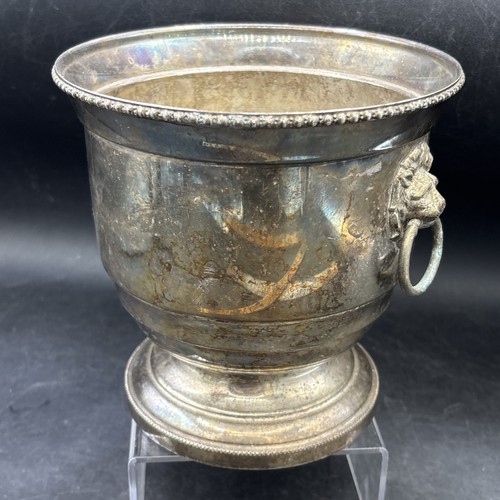 Silver plate urn tall 6 - silver,