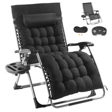 Uimoso Zero Gravity Chair 33"Zero Gravity Recliner Lounge Chair Indoor & Outdoor