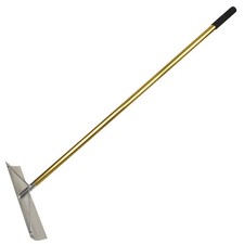 Kraft 19-1/2" x 4" Gold Standard Aluminum Concrete Placer Rake