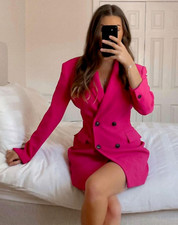 BNWT ZARA PINK FUCHSIA DOUBLE