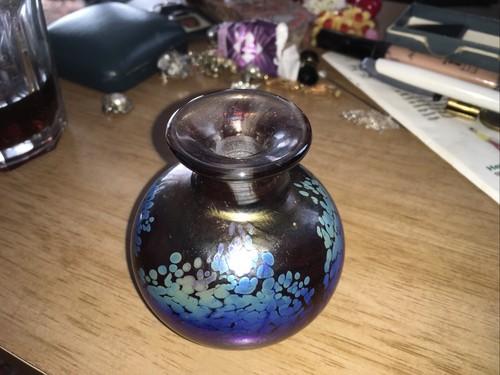 Studio glass vase - glass,