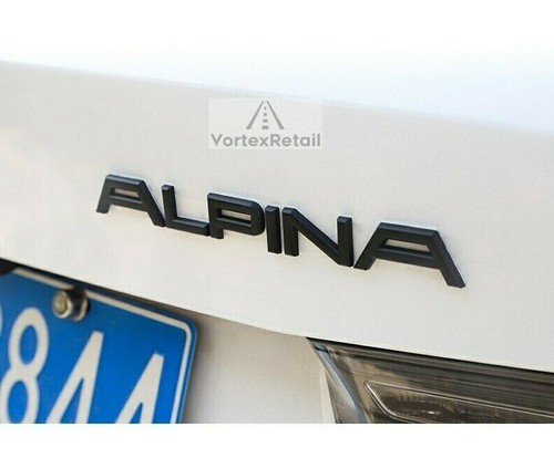 Alpina metal lettering - x,