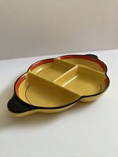 VINTAGE ART DECO VERY RARE EGERSUND NORWAY CERAMIC NIBBLES DISH / SERVING DISH