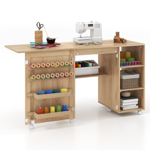 Folding sewing table - folding,