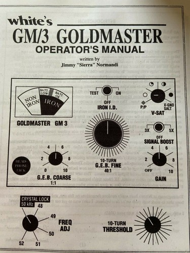 Whites goldmaster metal - goldmaster,