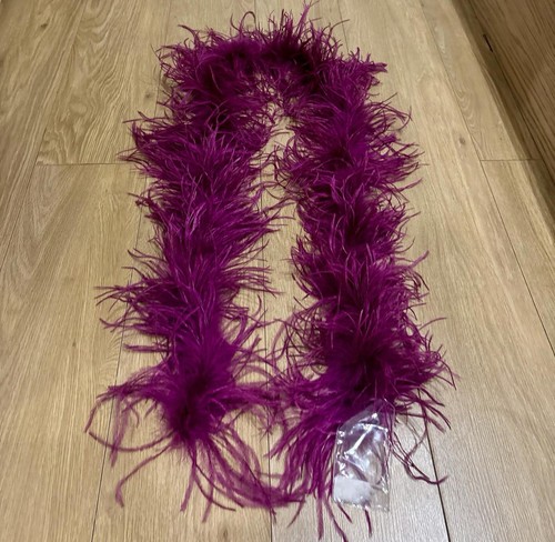 Purple ostrich feather - purple, boa