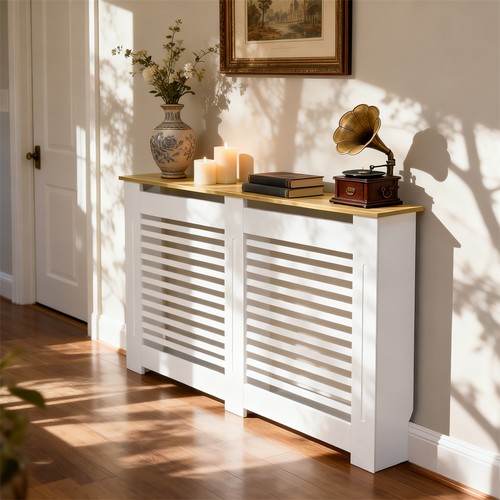 Modern white radiator - modern,