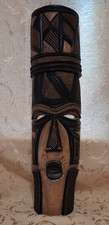 Hand Carved Tribal Mask Wall