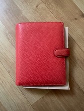 filofax finsbury coral pocket