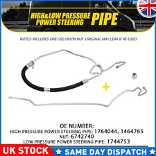 Full Set Power Steering High & Low Hose Pipe For Ford Transit MK7 2.4L RWD 06-14