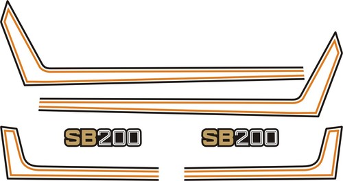 Suzuki sb200 decal set - suzuki,