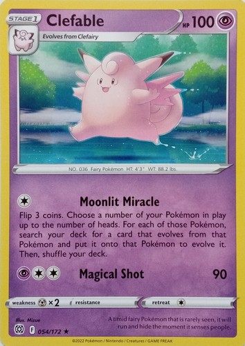 054 172 clefable - 054/172, |