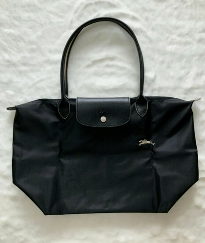 Longchamp bag embroidery - bag/embroidery, black