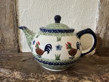 Teapot 0.7L  Handmade Polish pottery Boleslawiec