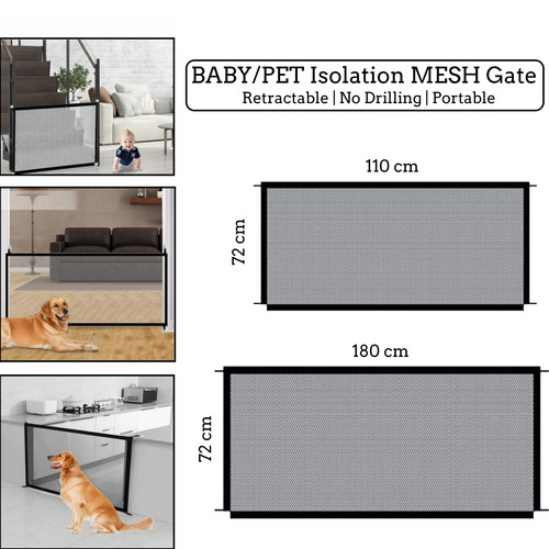 Baby pet retractable isolation - baby/pet,