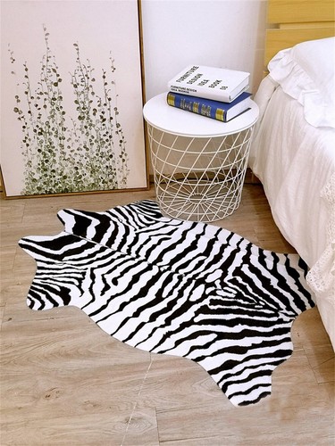 Faux fur cow hide carpet - fur,