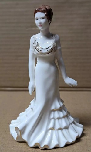 Coalport figurine crystal - crystal, by