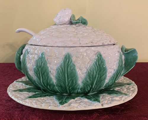 Majolica cauliflower vintage - majolica,